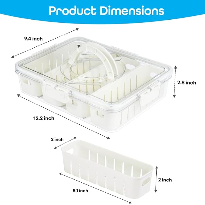 Multi Compartment Food Storage Box