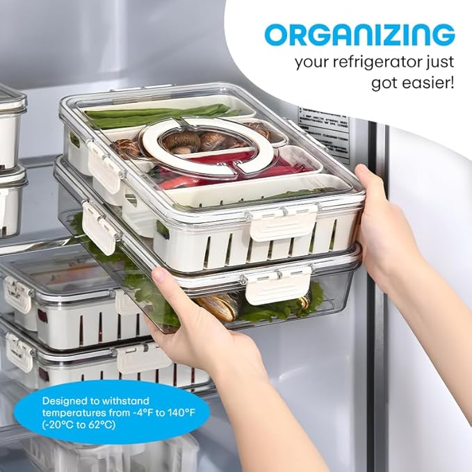 Multi Compartment Food Storage Box